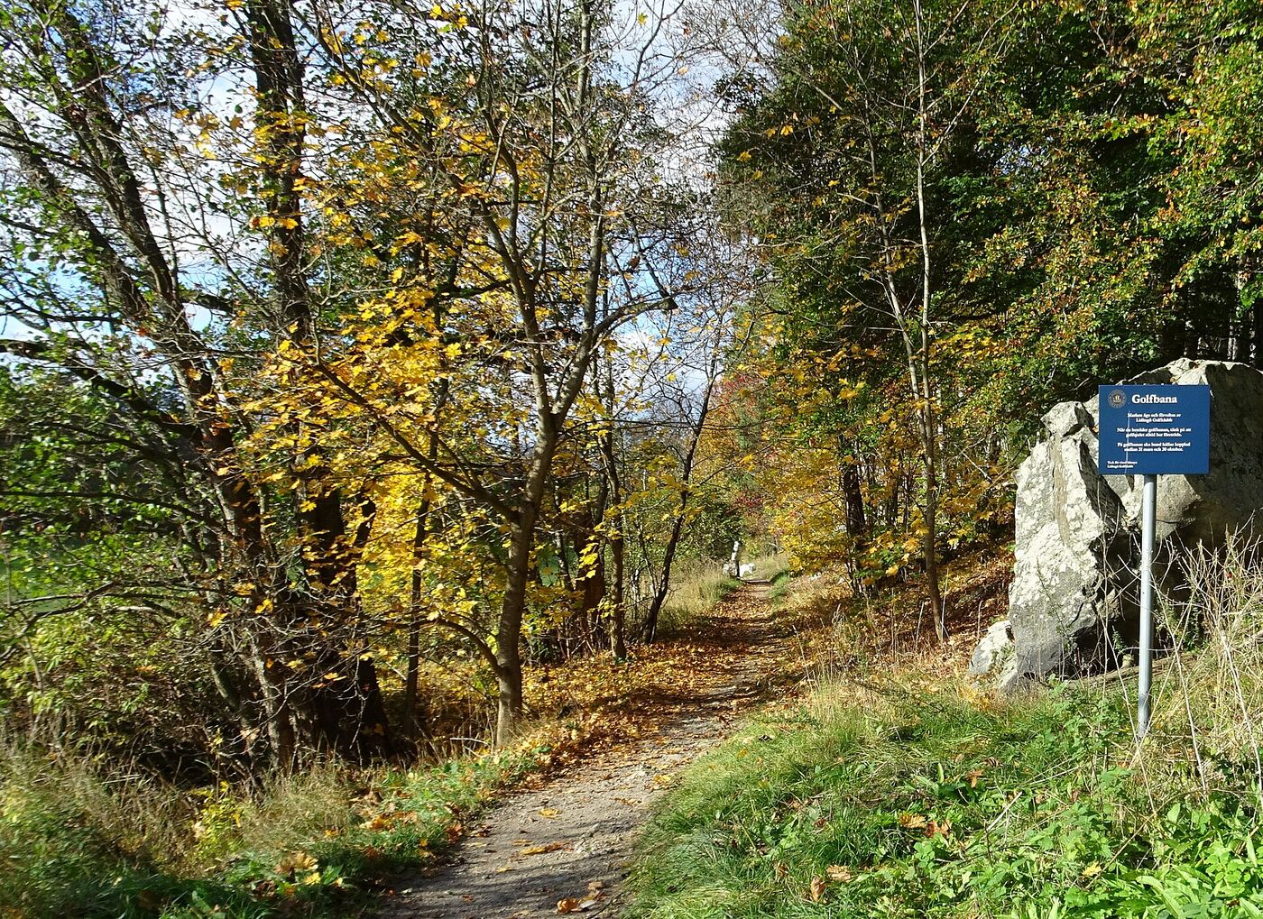 Landsvägen mot Sticklinge gård